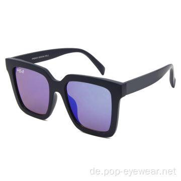 Quadratische Sonnenbrille aus Kunststoff für Damen Simple Trendy